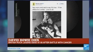 David Bowie dies: the internet reacts to the death of the rock legend