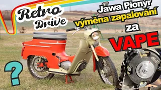 Návod instalace zapalování VAPE na Jawa Pionýr + rozdíl zapalování 05 vs 20W vs 30W