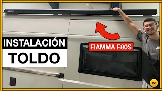 INSTALACION de TOLDO FIAMMA F80 S en FURGONETA CAMPER | CAMPERIZACION COMPLETA #22