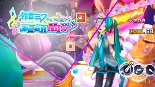 Project DIVA「Future Tone」 VS. 「MegaMix F edition」 PART 2 (comparison)