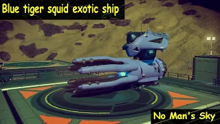 Blue tiger squid exotic ship