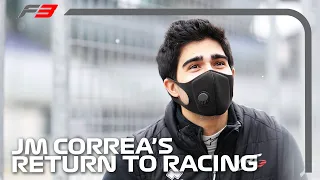 Juan Manuel Correa Prepares For Incredible Return To Racing