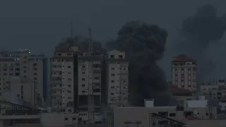 Gaza hit by Israeli strikes, buildings destroyed | AFP