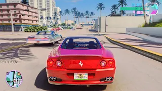 GTA Vice City: Remastered 2022 Gameplay (GTA Trilogy Remastered) Next-Gen Graphics / GTA 5 PC MOD