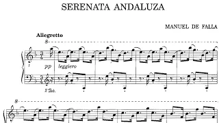 Manuel de Falla: Serenata andaluza (1900)