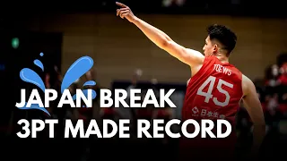 💦 Japan Breaks 3-Point Record vs Iran | #FIBAWC Asian Qualifiers