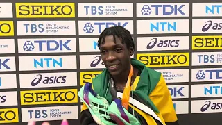 #Budapest2023: New men's 400m champion Watson on gold medal success