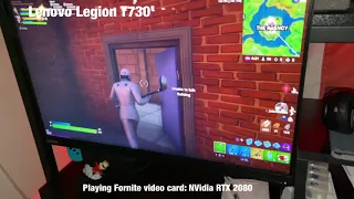 Hands On Review - Playing Fornite on Lenovo Legion T730