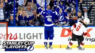 Dave Mishkin calls Lightning highlights from win over Devils (2018 Playoffs, Game 1)