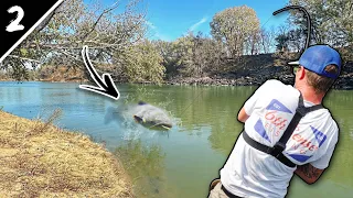 We Found A BACKWOODS RIVER Loaded With MONSTERS!!! (Kansass Toor 2 Pt. 2)