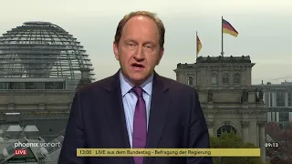 Alexander Graf Lambsdorff (FDP) im phoenix tagesgespräch zur politischen Lage in Israel am 13.11.19