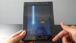 Star Wars: The Force Awakens 3D Blu-ray Collector's Edition Unboxing (One Shot)