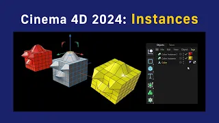Cinema 4D 2024: How to use Instances
