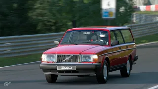 Taking on the Nurburgring with.....Volvo 240 SE Estate '93. (Gran Turismo 7)