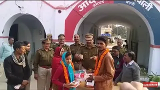 पुलिस ने भागे प्रेमी-प्रेमिका की शादी कराई, Married in basti police station-BASTI CITY