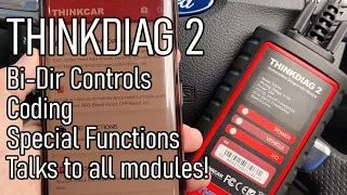 SDG #256 Thinkcar Thinkdiag 2 Car OBD Diagnostic Tool with Bi-directional functions and coding!