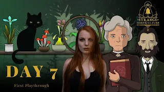 Day 7 - Viev Opens a Plant Shop in Strange Horticulture! Occult puzzle game first playthrough