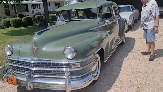 Art's Grandfather's 1948 Chrysler Windsor Sedan One Family Owned With Original Bill Of Sale