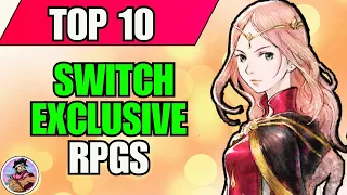 Top 10 BEST Nintendo Switch EXCLUSIVE JRPGs