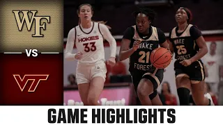 Wake Forest vs. Virginia Tech Women's Basketball Highlights (2022-23)