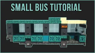 Mincraft Tutorial: How to Make a Small Bus