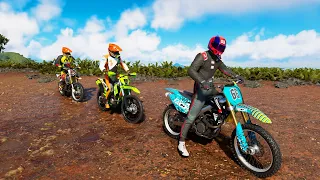 KTM 450 EXC vs SUZUKI RM-Z450 Extreme Driving Motorcycles Offroad | The Crew Motorfest | Gameplay