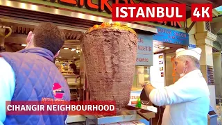 ISTANBUL 2022 17 Feb Cihangir Neighbourhood Walking Tour |4k UHD 60fps