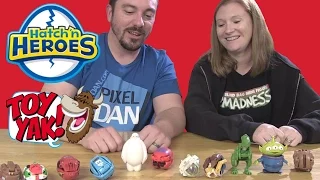 Disney Hatch'N Heroes Toy Story Cars Big Hero Six Awesome Transforming Eggs Unboxing!