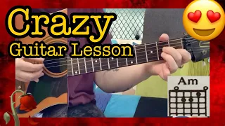 Crazy guitar lesson with lyrics Patsy Cline