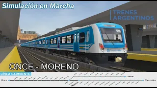 ONCE - MORENO | Servicio Completo Línea Sarmiento | MSTS & Open Rails #1