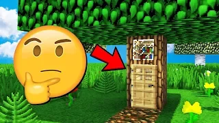 ¡CÓMO VIVIR DENTRO DE UN ÁRBOL EN MINECRAFT! 🤔 MINECRAFT EL ESCONDITE #20