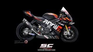 SC-Project 4-1 Full Exhaust System, with SC1-R muffler (350mm) for Aprilia RSV4 - Racing