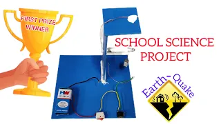 How To Make Earthquake Alarm Working Model  | Inspire Award Science Projects 2022 | School Project