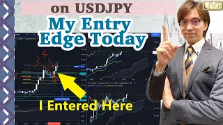 .Step by Step Process of my Entry and Exit on USDJPY by Ichimoku KTS /24 March 2022