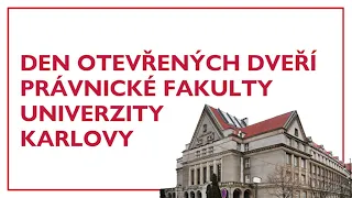 Úvodní prezentace na Dni otevřených dveří PF UK