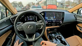 2022 LEXUS NX350h [ Luxury AWD ] 2.5l hybrid 240HP | POV Test Drive | Fuel consumption info