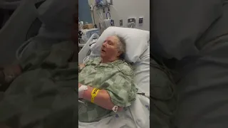 Mom saying good bye before she died