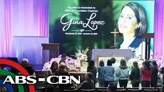 Huling araw ng public viewing ng burol ni Gina Lopez, dinumog | TV Patrol