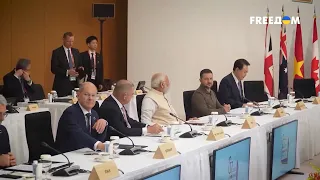 💬 Зеленский с лидерами G7 – момент переговоров в Хиросиме