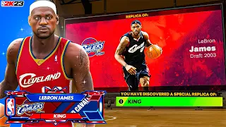 How to unlock the "KING" Replica build on NBA 2K23!