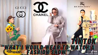 "What I would wear to a fashion show" Tiktok trends