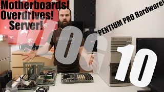 Computer Vlog10: Pentium Pro Motherboard testing, HP netserver E40