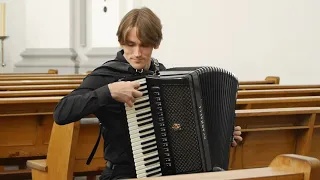 J.S.Bach Prelude and Fugue in D major (D - Dur) WTC 1 BWV 850 Accordion - Savva Zihs
