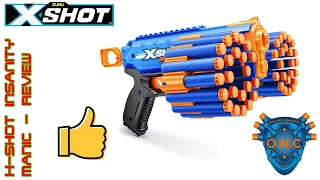 X-Shot Insanity Manic | Clickbait Einschüsser | Unboxing, Review & Test DEUTSCH | OWL Nerf Community