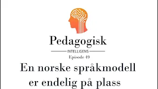 Episode 49 – En norske språkmodell er endelig på plass