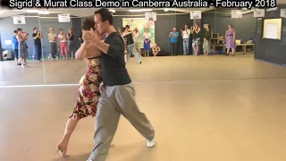 Sigrid & Murat class demo in Canberra Australia.