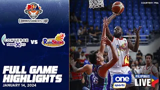 Rain or Shine Elasto Painters vs. Converge FiberXers highlights | PBA Season 48 Commissioner's Cup