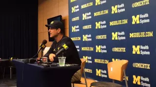 Jim Harbaugh on Michael Jordan's meet with Michigan players: 'It was real'