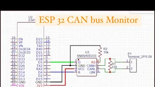 ESP32 CAN Monitor Обзор (простейший монитор шины CAN на ESP32)