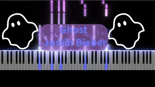 Ghost Justin Bieber (Piano Tutorial)